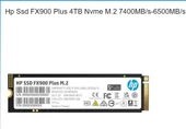 Hp Ssd FX900 Plus 4TB Nvme M.2 7400MB/s-6500MB/s (PlayStation 5 Uyumlu) (Model:7F619AA) - 1
