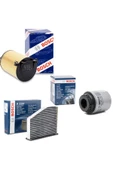 Bosch Volkswagen Jetta 1.2 TSI Periyodik Yağ Bakım Filtre Seti BOSCH thumbnail 1