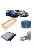 MAİS Dacia Logan Sandero 1.5 Dci 4lü Filtre Seti 2010-2012 thumbnail 1