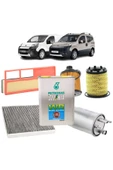 OPAR Fiat Fiorino 4plus Karbon Filtre Bakım Seti Euro 4 1.3 Jtd Multijet Selenia Petronas Yağlı 2007-2011 thumbnail 1