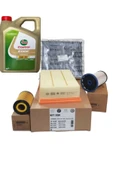 OEM VOLKSWAGEN GOLF 7 JETTA BENZİNLİ 3 LÜ FİLTRE SETİ + CASTROL EDGE 5W30 4LT 2023 ÜRETİM MOTOR YAĞ thumbnail 4