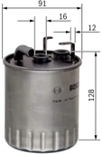 Bosch 1457434437 Yakıt Fıltresı Sensorsuz Mercedes W203 W204 C219 W211 W221 Vıto thumbnail 2