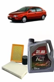 CARDANADAM 1998-2004 FİAT BRAVA 1.6 16V YAĞ BAKIM SETİ SELENİA 10W 40 YAĞ + HAVA + POLEN + YAĞ FİLTRESİ - 1