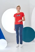 Pjs Kadın Glad Baskılı Kısa Kollu Spor Pijama Takım - 3