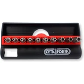Ceta 11 Parça Delikli TORX Bits Uç Takımı ve 1/4" Bits Tutucu - CB/ST113T - 2