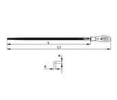 Ceta Form 6" Kare Eğe Ergonomik Saplı (Orta Diş) 150 mm - J58-206H - 2