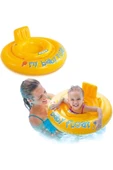 Intex My Baby Float Oturaklı Bebek Flatörü 70 Cm Çocuk Havuz Ve Deniz Simidi (6-12 AY) M-56585 - 2