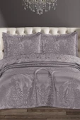 Royal Şönil Çift Kişilik Yatak Örtüsü 240x260 cm Lila - 1