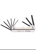 Ceta Form SAE 9 Parça Çakı Tipi Allen Anahtar Seti #2 (Metal Kasa) - K99-F2M/2 - 1