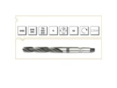 Makina Takım HSS DIN 345 Mors Konik Saplı Maktap Ucu 29 mm - MTE B00004002900 - 1