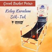Dragon 405B Kolay Kurulum Çocuk Basket Potası Basketbol Oyunu thumbnail 1