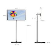 THOMSON Go Plus 32 inç 4K UHD ” Dokunmatik, Döndürülebilir, Tekerlekli, Taşınabilir Ekran, Tablet - 2