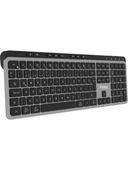 Throne Elite K1 Sessiz Switch 110+8 Multimedya Tuşlu Windows & Macos Uyumlu Premium Alüminyum- Kablosuz Ofis Klavyesi 2.4ghz + Çift Bluetooth Profili - 3