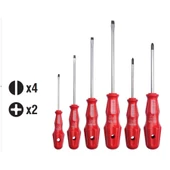 Ceta Form 6 Parça Torex Tornavida Takımı-Düz/Yıldız - 4000M/6ST1 thumbnail 1