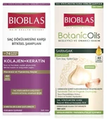 Bioblas Sarımsak Şampuanı Tüm Saç Tipleri İçin Bioblas Saç Dökülmesine Karşı Şampuan Kollajen + Keratin 360 ml 2'li set - 1