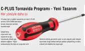 Ceta Form C-Plus Torx Uçlu Tornavida T25X100 mm - F18-025-100 - 2