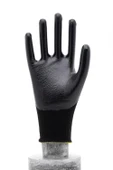 Faba EP-1322 Siyah Nitril Polyester Eldiven-XL - 2