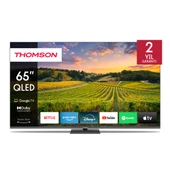 THOMSON 65QG5C14 65" 164 Ekran Uydu Alıcılı 4K Ultra HD Dolby Vision, Dolby Atmos Google QLED TV - 1