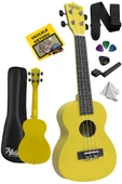 Midex UKX-233YLW Sarı Concert Ukulele (Askı Çanta Metod Pena) - 1