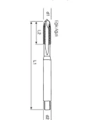 Makina Takım PM TIN DIN371B Venüs Makina Kılavuzu M3(6H) - MTE B10822000300 thumbnail 2