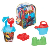 Dede Oyuncak Spiderman Resimli Sırt Çantalı Plaj Set - 1