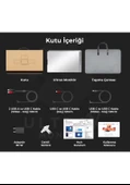 Ultrax 15.6" İkili Taşınabilir Monitör Çoklu Ekran Fhd Notebook Monitör - 3