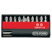 Ceta Form 11 Parça Profesyonel Bits Uç Takımı Yıldız/Pozidriv - CB/ST112 thumbnail 1