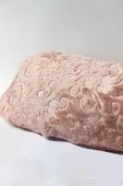 Marka Desenli Çift Kişilik Battaniye - Açık Pembe - 2