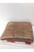 PADİŞAH DESENLİ KAHVERENGİ ÇİFT KİŞİLİK BATTANİYE - 2