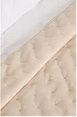 Mıcrosoft Punto Çift Kişilik Yorgan Krem - 3
