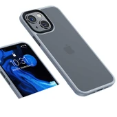 iPhone 13 Mini Kılıf Kenarları Renkli Arkası Mat Kılıf thumbnail 10