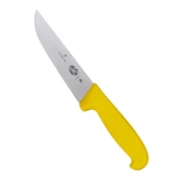 Victorinox Fibrox 23cm Kasap Kelle Bıçağı 5.5208.23 Sarı - 5