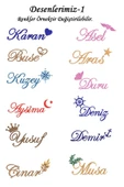 gros shop 4Katlı Müslin Kumaş 7 Parça Alt-Üst Set  %100Pamuk Hastane Çıkışı (Kişiye Özgü İsimli Nakış Desenli) - 5