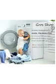 gros shop 4Katlı Müslin Kumaş 7 Parça Alt-Üst Set  %100Pamuk Hastane Çıkışı (Kişiye Özgü İsimli Nakış Desenli) - 7