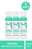 Cerave Balancing Air Foam Cleanser 148 ml 3 Adet - 1