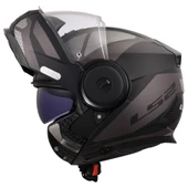  LS2 Scope Axıs Mat Siyah-Tıtanium Kask M Beden - 4