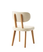 Masal Ahşap Gürgen Sandalye 6 Lı Set Cafe,Restaurant,Mutfak,Salon,Yemek Odası Sandalyesi - 3