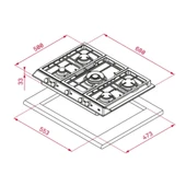 Teka EX 70.1 5G AI AL DR CI NTB Ankastre Ocak - 2