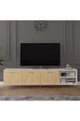 Tv Ünitesi Safir Meşe & Beyaz T-19 - 1