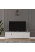 Asra Trend %100 MDFLAM Tv Ünitesi Beyaz T-01 - 1