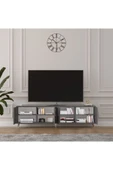 Asra Trend %100 MDFLAM Tv Ünitesi Koyu Gri T-04 - 2
