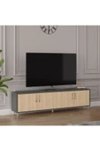 Tv Ünitesi Yıldız Sonoma & Koyu Gri T-07 - 3