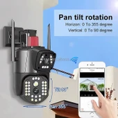 YS-2000 PRO Çift LensLİ 8MP 10X dijital Zoom Wİ-Fİ Kamera - 2
