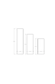 Modern Organizer Düzenleyici Dekoratif Kitaplık Banyo Mutfak 3'lü Duvarrafı - 4