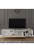 Tv Ünitesi Safir Meşe & Beyaz T-19 - 3