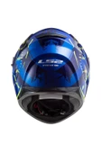 LS2 Stream Evo Tacho Mavi-Neon Sarı Kask M Beden - 3