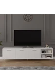 Asra Trend %100 MDFLAM Tv Ünitesi Beyaz T-18 - 1