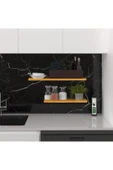 Modern Organizer Düzenleyici Dekoratif 2'li Kitaplık Banyo Mutfak Duvar Rafı - 1