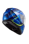 LS2 Stream Evo Tacho Mavi-Neon Sarı Kask M Beden - 4