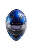 LS2 Stream Evo Tacho Mavi-Neon Sarı Kask M Beden - 2